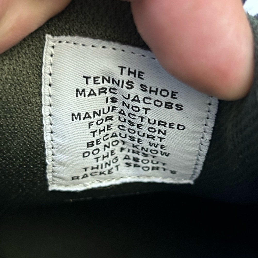 The Paint Splatter Tennis Sneakers in Black by Marc Jacobs - Excellent Condition - Picture 14 of 16